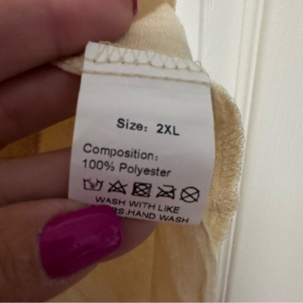 SHEIN Cream‎ Crochet Women's Swim Cover-Up Size XL NWOT - Picture 6 of 6